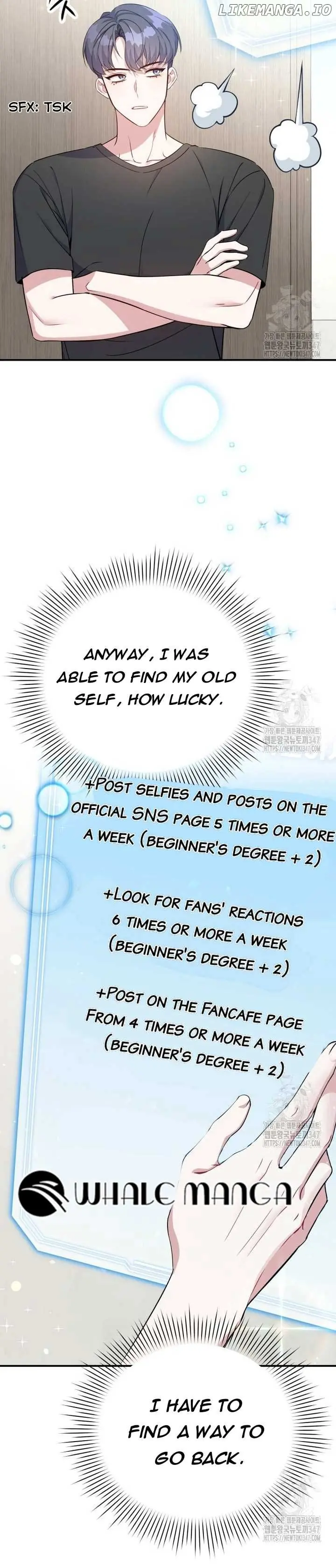 A Blank Slate Regression for the Idol That Lost His Original Mindset Chapter 4 Page 3
