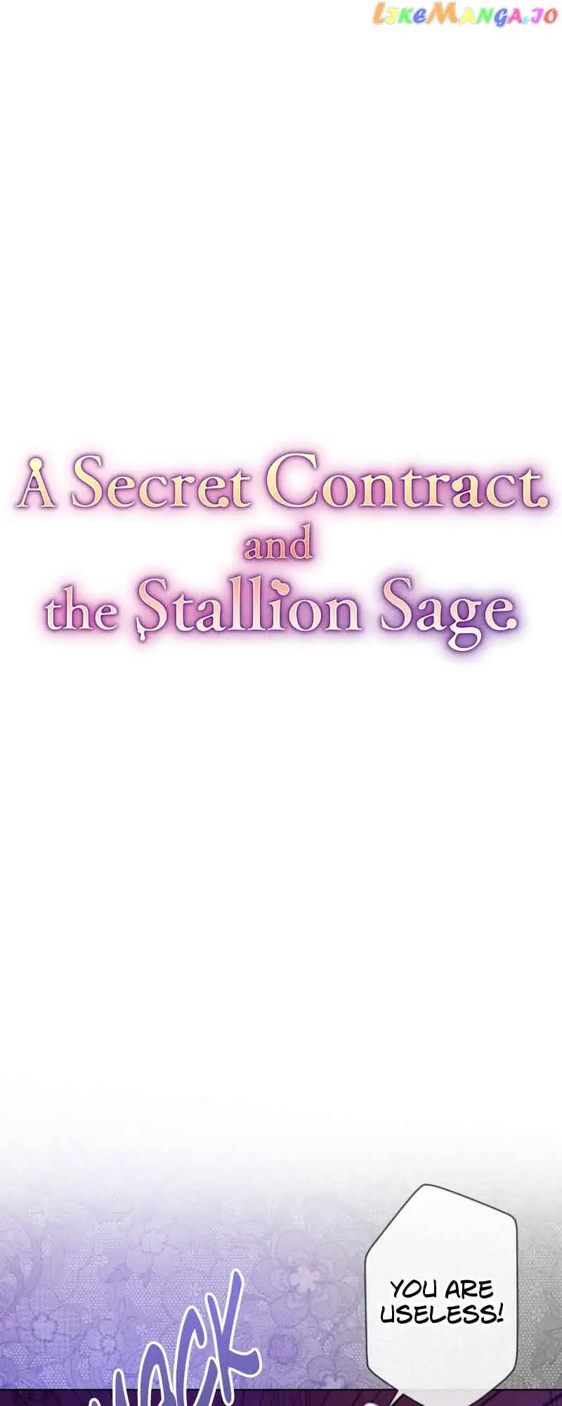 A Secret Contract and the Stallion Sage Chapter 12 Page 27