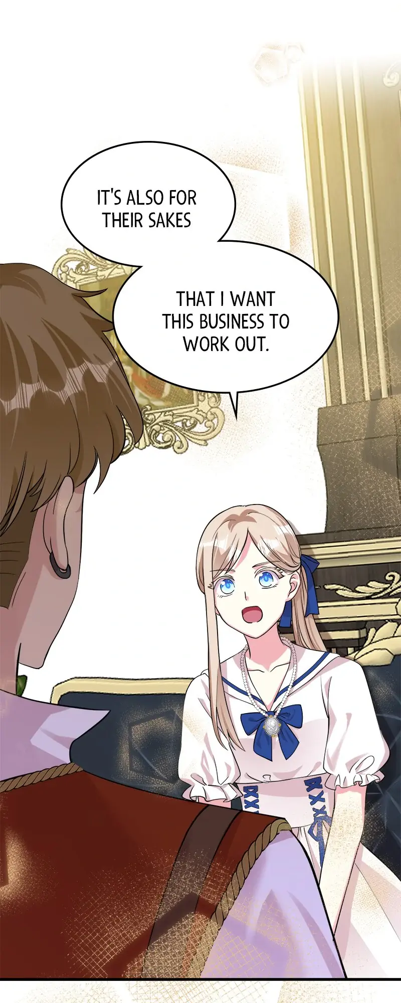Even though I become a side character, I'm being adored by an overprotective duke Chapter 46 Page 44