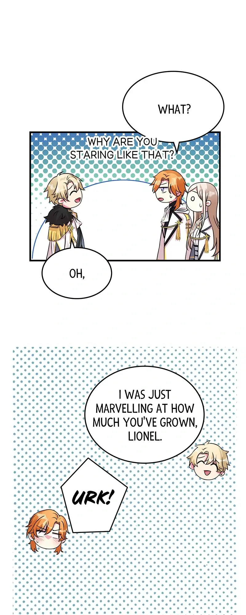 Even though I become a side character, I'm being adored by an overprotective duke Chapter 49 Page 17