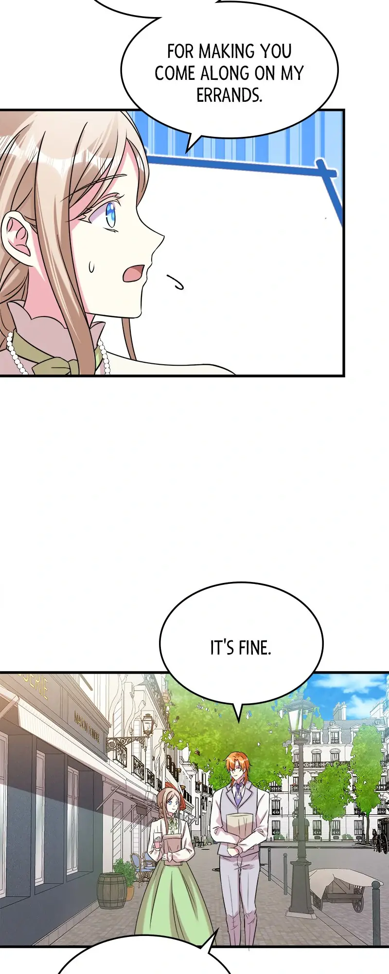 Even though I become a side character, I'm being adored by an overprotective duke Chapter 55 Page 22