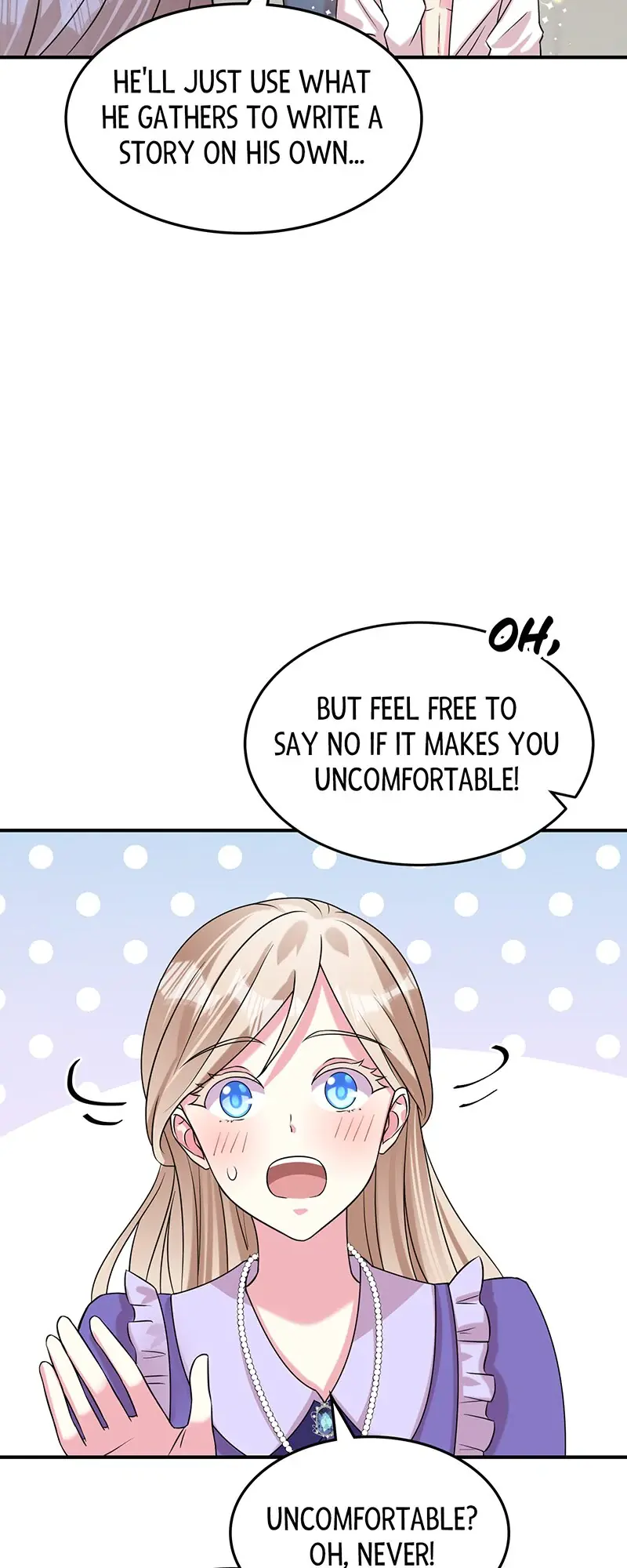 Even though I become a side character, I'm being adored by an overprotective duke Chapter 56 Page 58