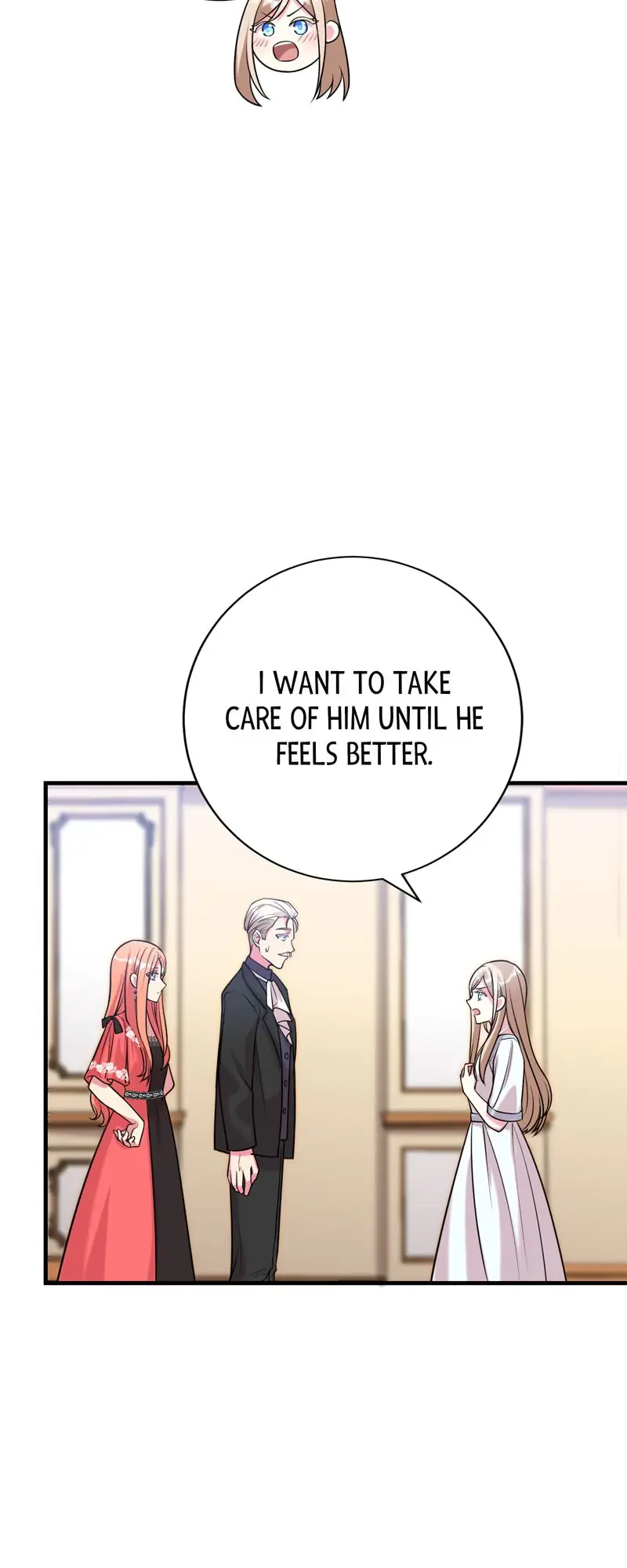 Even though I become a side character, I'm being adored by an overprotective duke Chapter 70 Page 28
