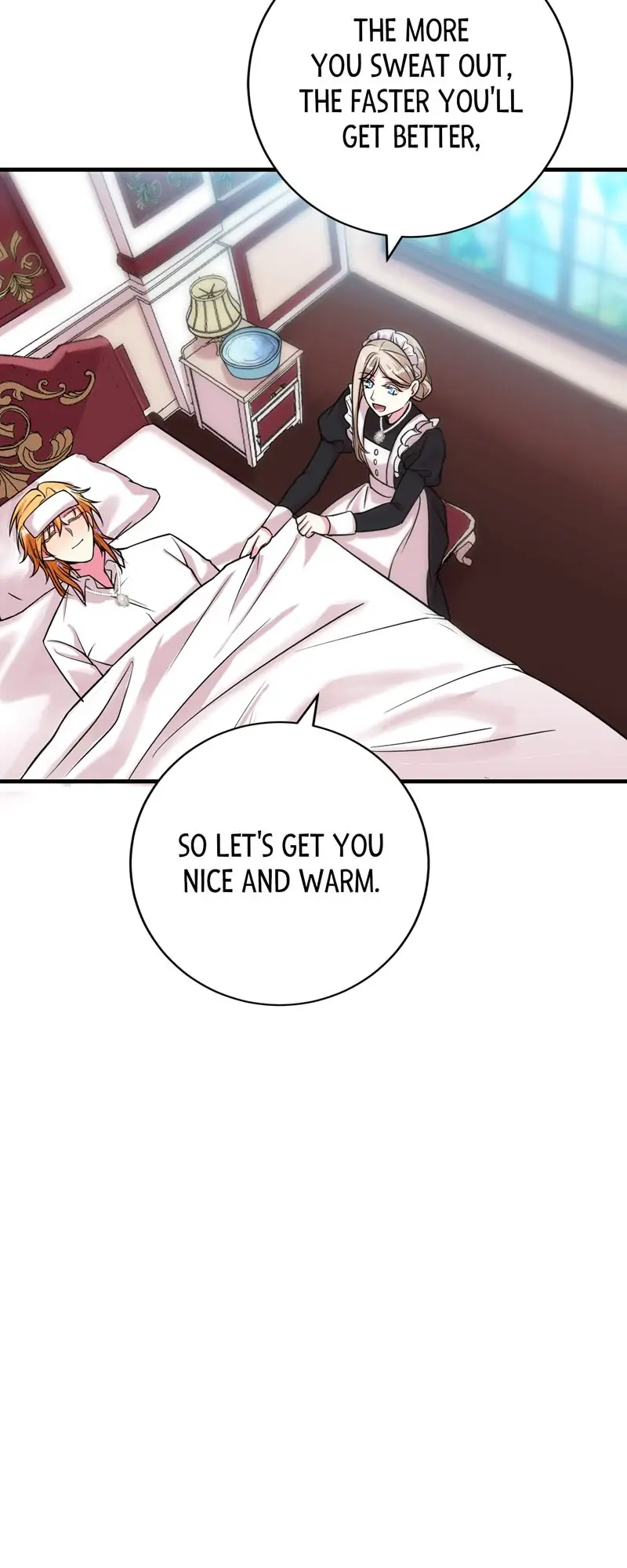 Even though I become a side character, I'm being adored by an overprotective duke Chapter 70 Page 57