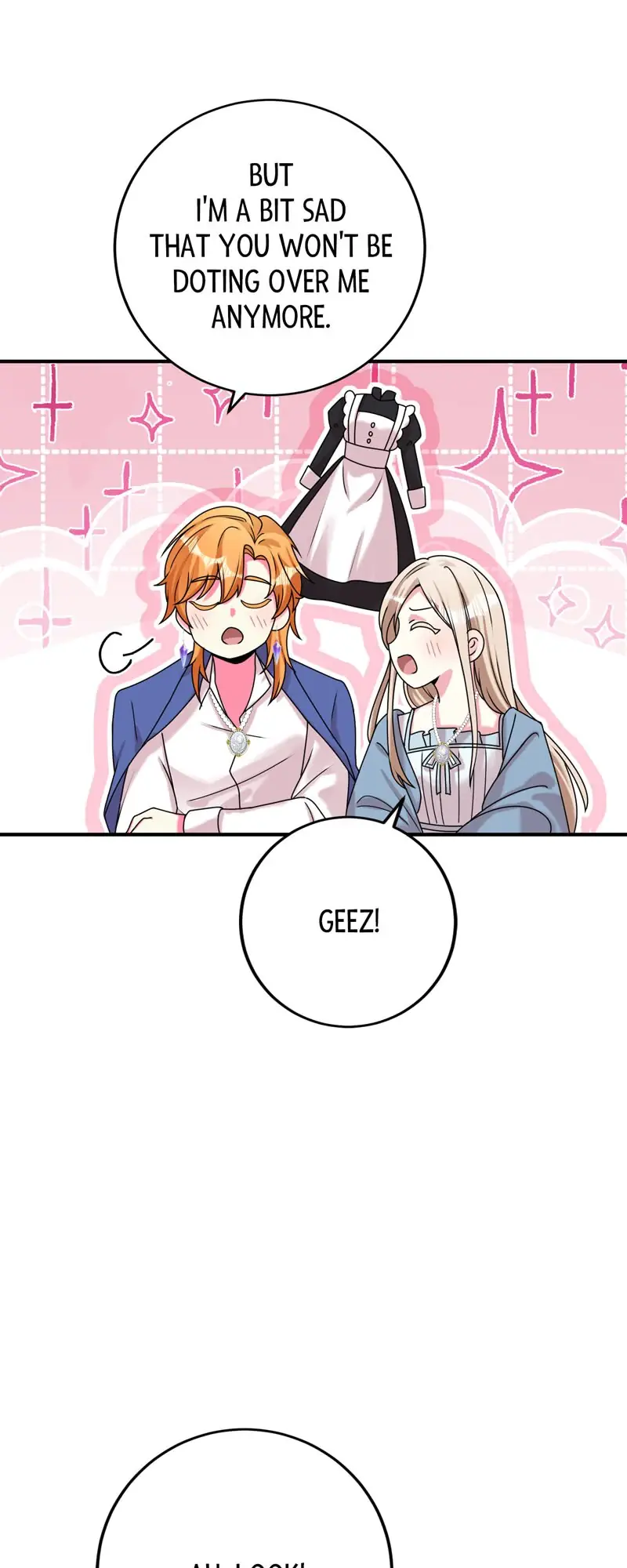Even though I become a side character, I'm being adored by an overprotective duke Chapter 70 Page 74