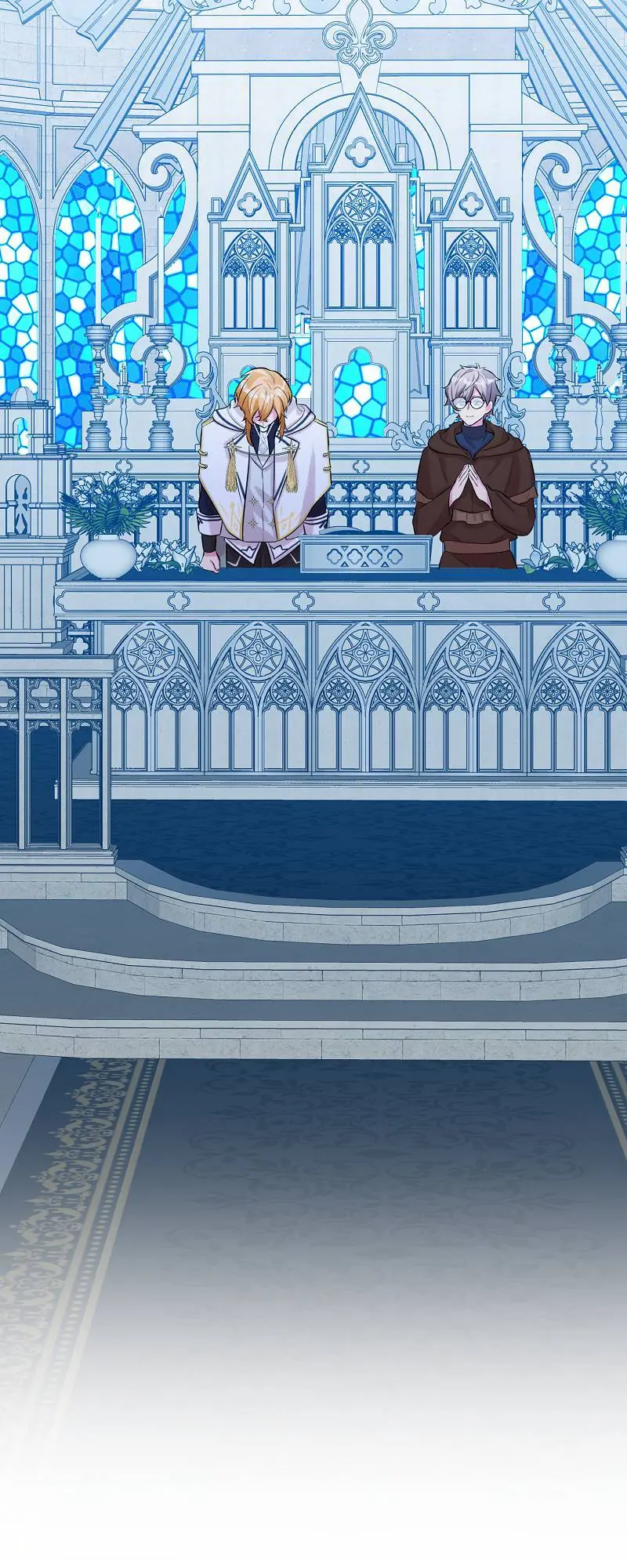 Even though I become a side character, I'm being adored by an overprotective duke Chapter 79 Page 46