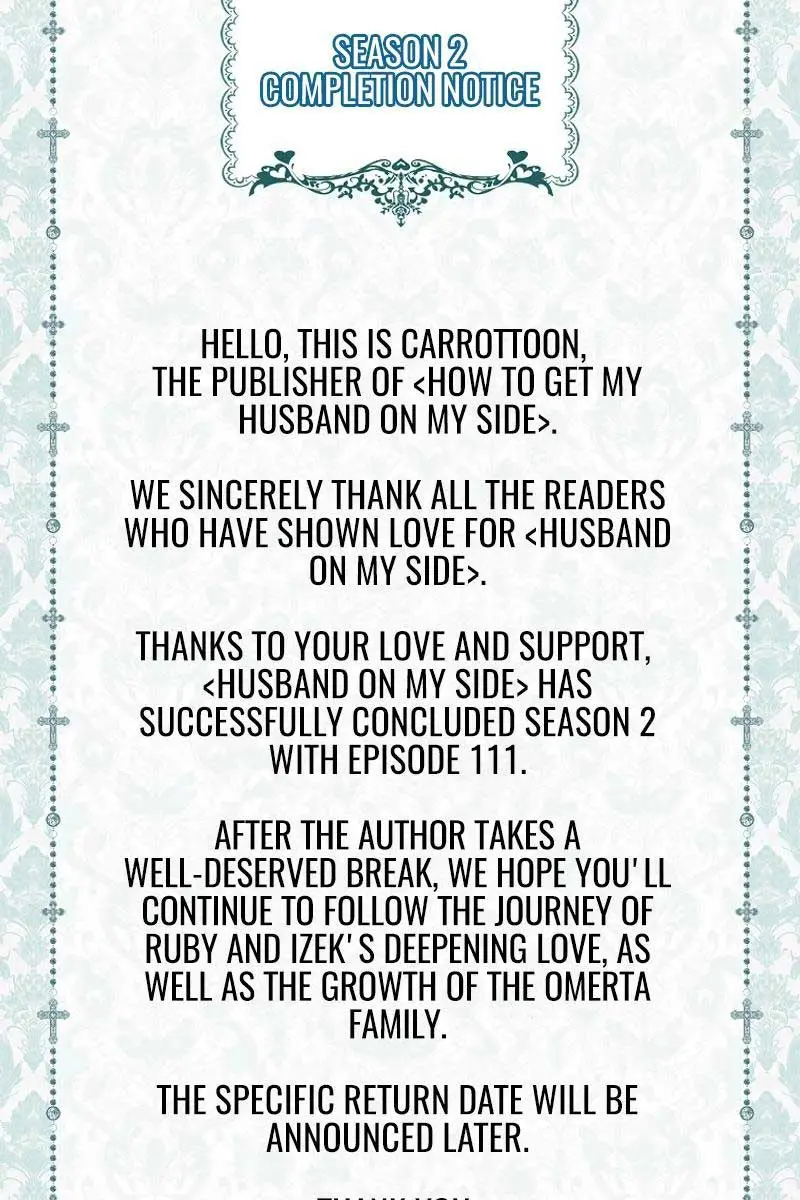 How to Get My Husband on My Side Chapter 111 Page 119