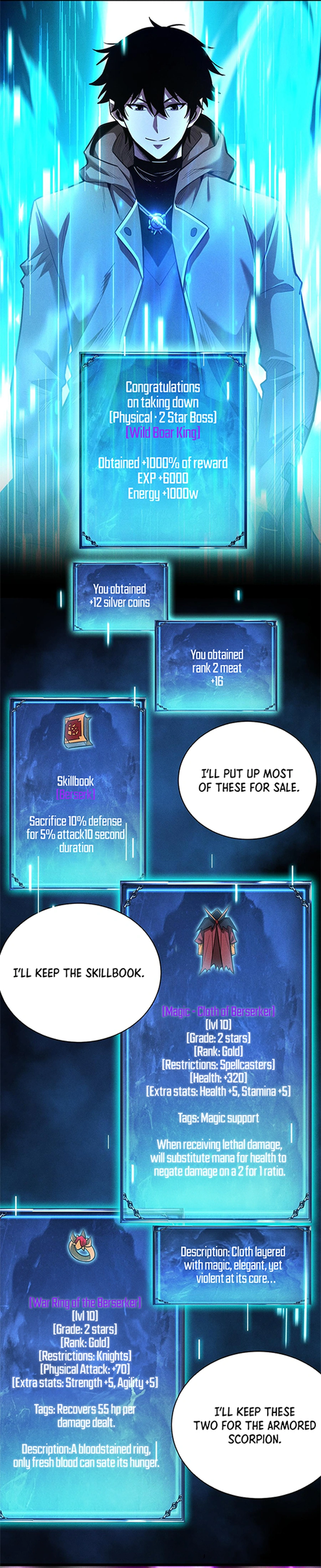 I Awoke as a God After Auto-Battling for a Million Years Chapter 10 Page 58
