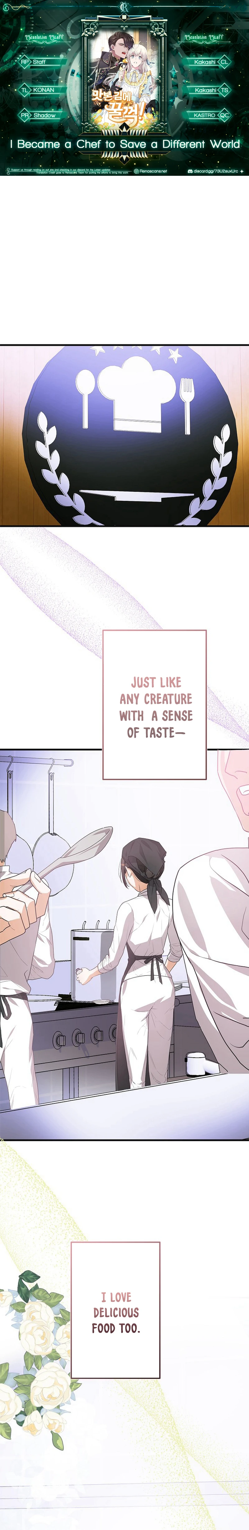 I Became a Chef to Save a Different World Chapter 1 Page 2