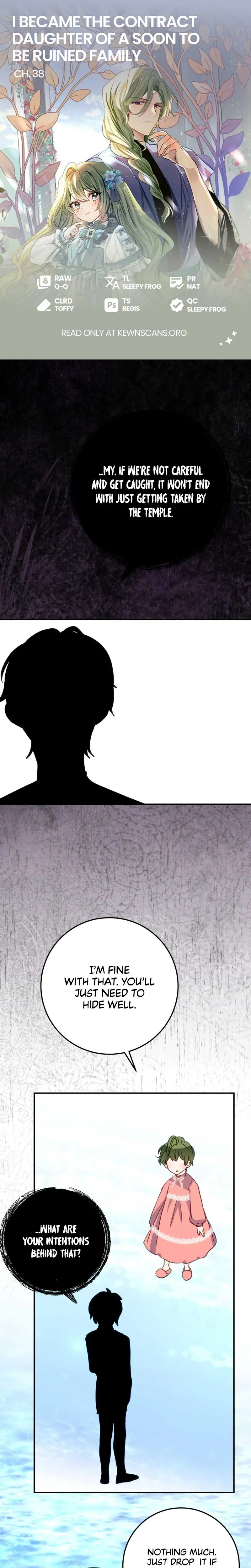 I Became the Contract Daughter of the Soon-to-Be Ruined Family Chapter 38 Page 2