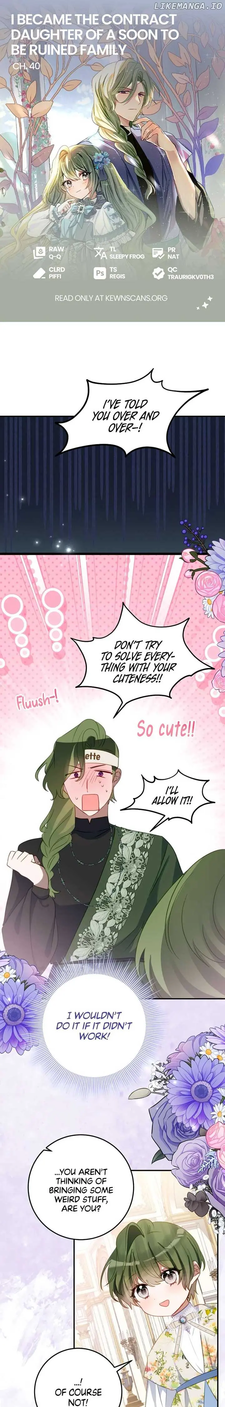 I Became the Contract Daughter of the Soon-to-Be Ruined Family Chapter 40 Page 2