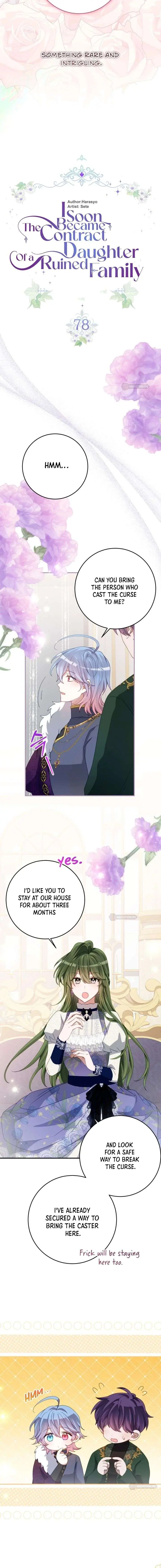 I Became the Contract Daughter of the Soon-to-Be Ruined Family Chapter 78 Page 6