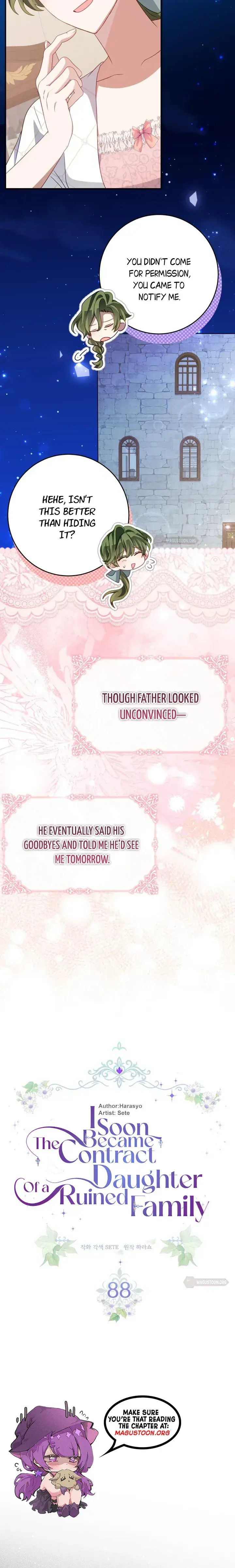 I Became the Contract Daughter of the Soon-to-Be Ruined Family Chapter 88 Page 12