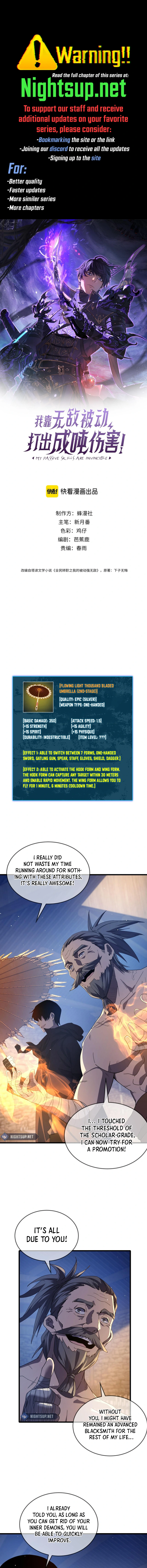I Rely on My Invincibility to Deal Tons of Damage Passively Chapter 63 Page 2