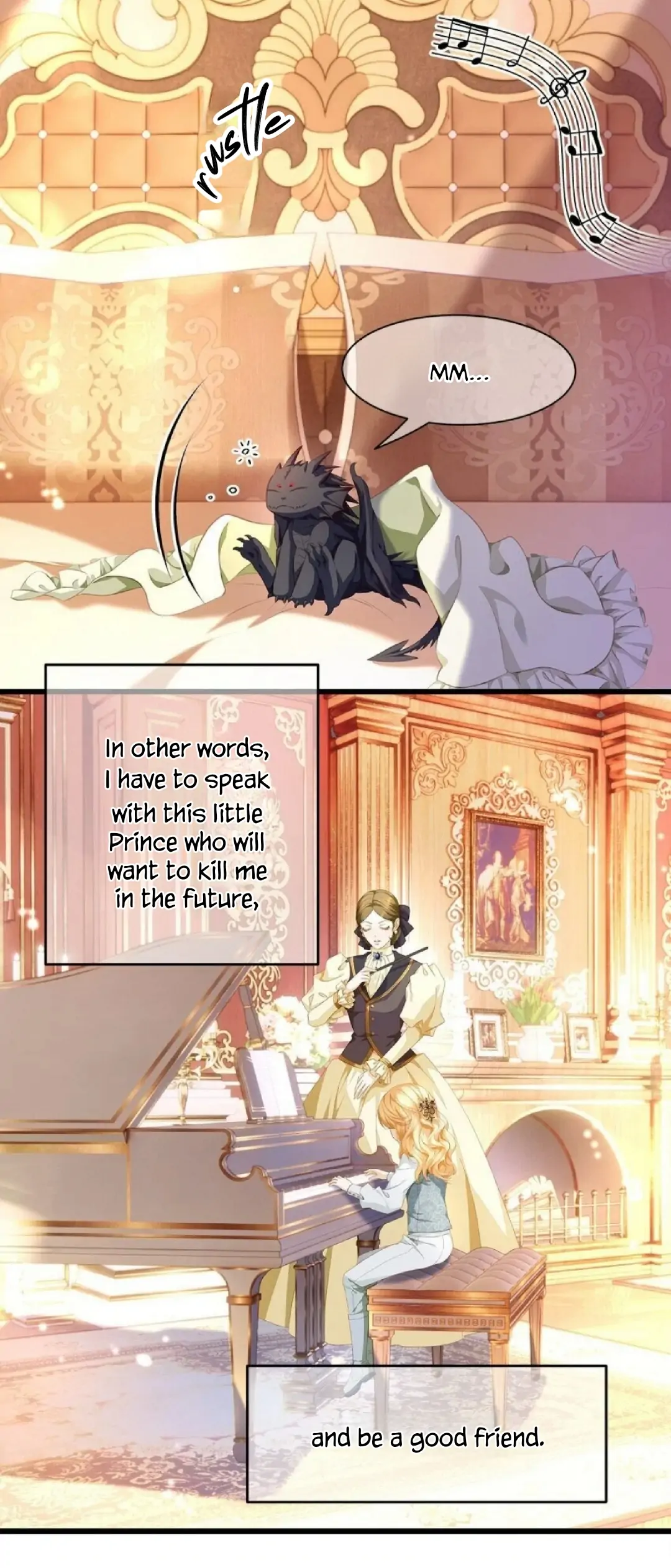I Was Reborn as His Highness the Prince's Little Evil Dragon Chapter 4 Page 9