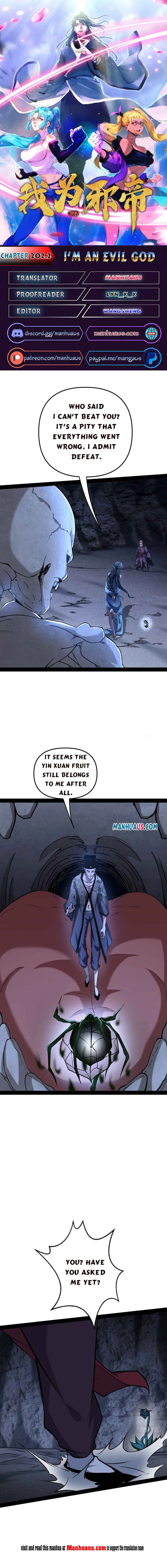 I'm an Evil God Chapter 202.2 Page 1
