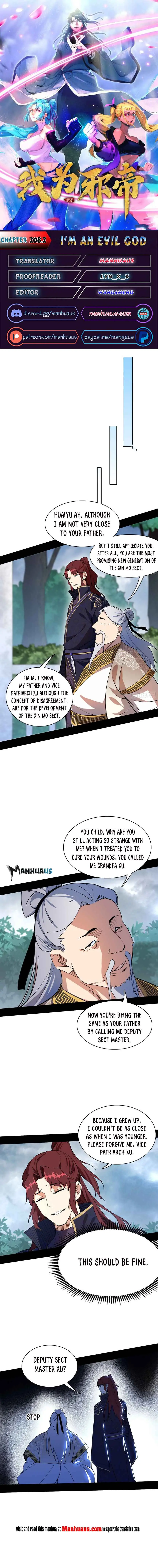 I'm an Evil God Chapter 208.2 Page 1