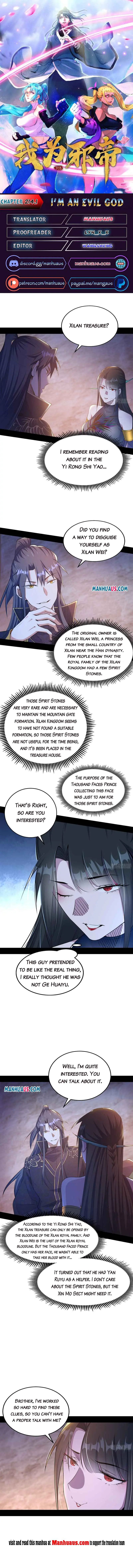 I'm an Evil God Chapter 214.1 Page 1