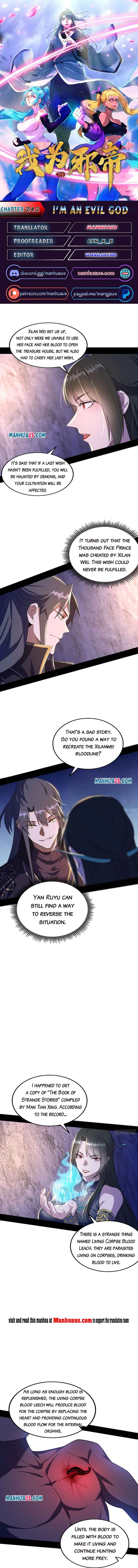 I'm an Evil God Chapter 214.2 Page 1
