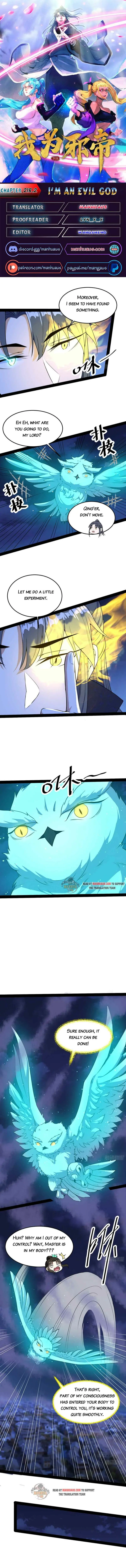I'm an Evil God Chapter 218.2 Page 1