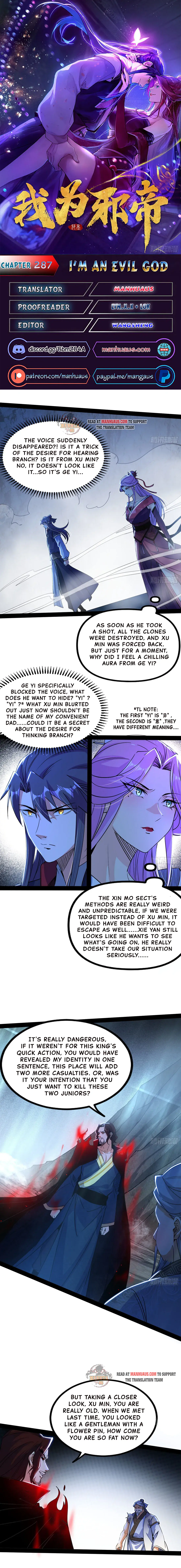 I'm an Evil God Chapter 287 Page 1