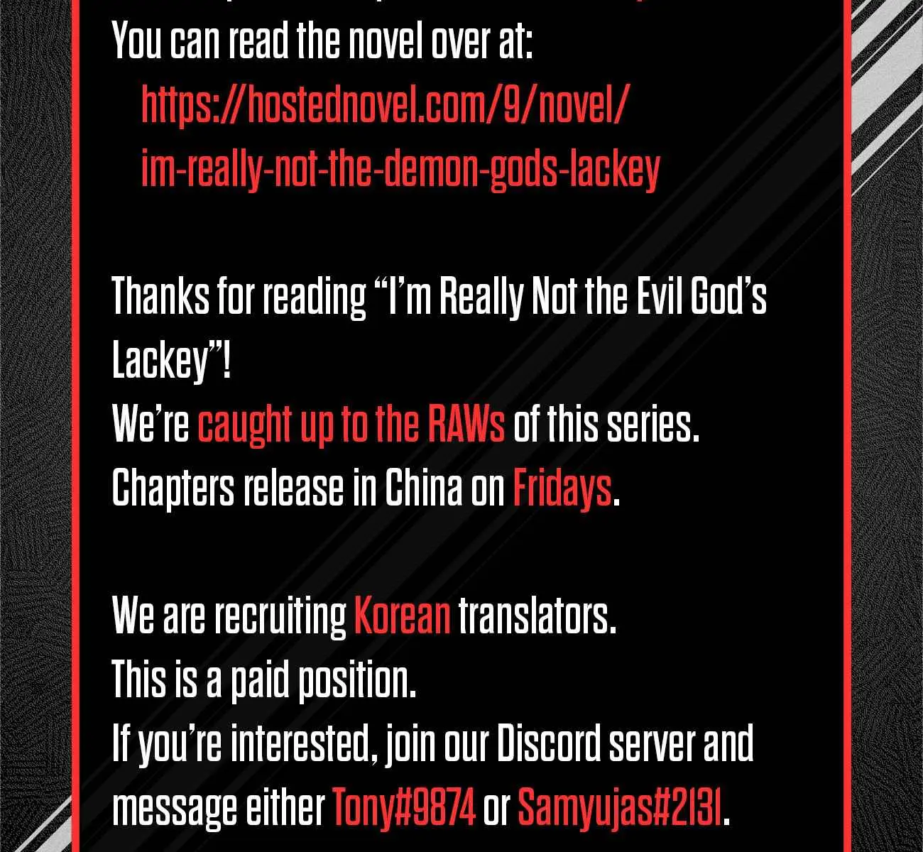 I'm Really Not the Demon God's Lackey Chapter 34 Page 190