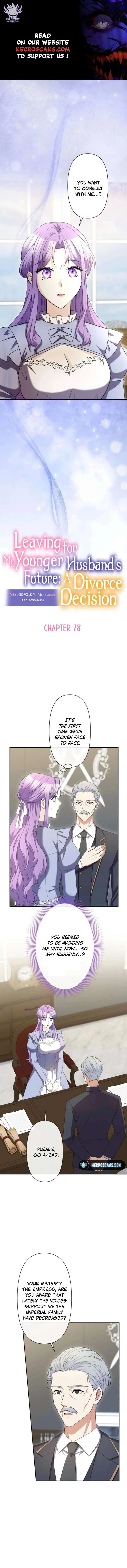 Leaving for My Younger Husband's Future: A Divorce Decision Chapter 78 Page 1