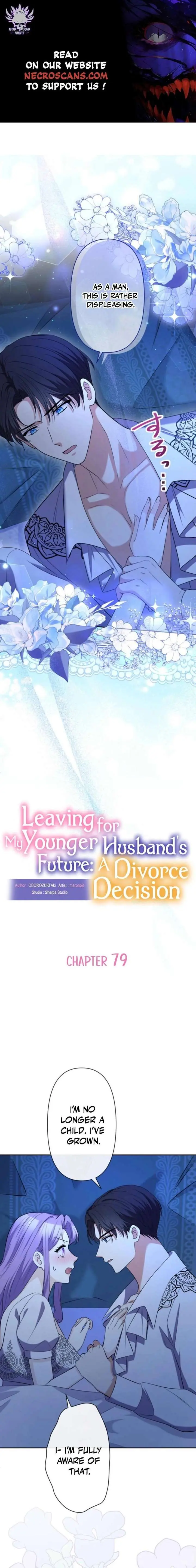 Leaving for My Younger Husband's Future: A Divorce Decision Chapter 79 Page 1