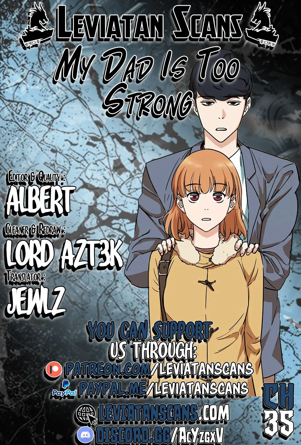 My Dad Is Too Strong Chapter 35 Page 1