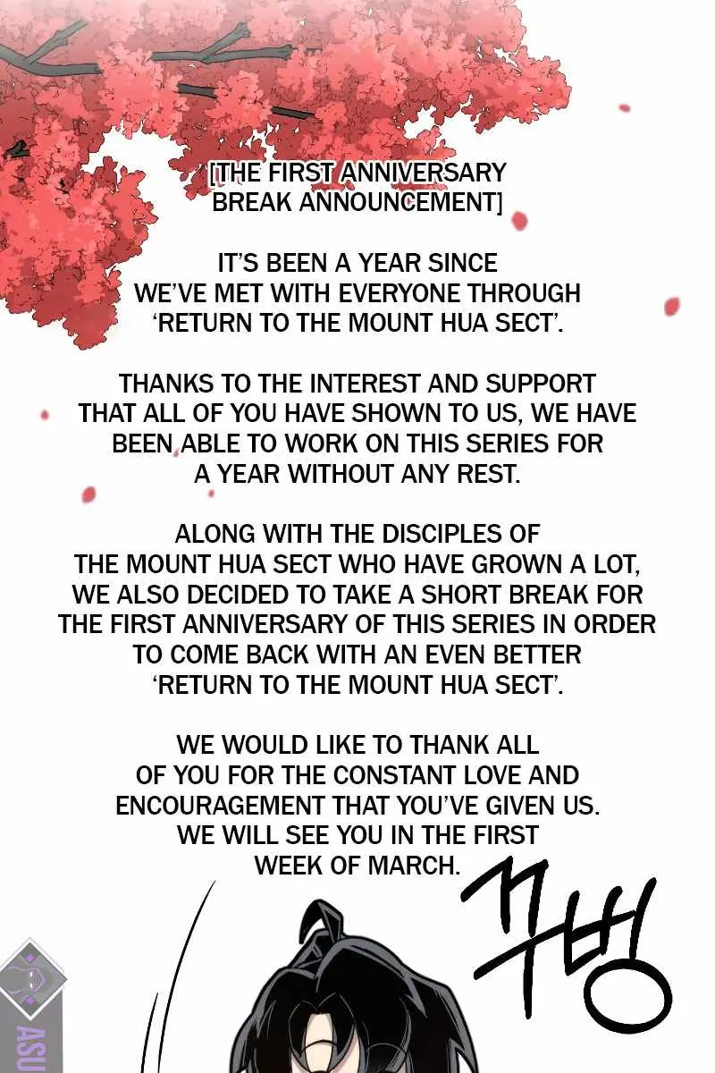 Return of the Mount Hua Sect Chapter 52 Page 149