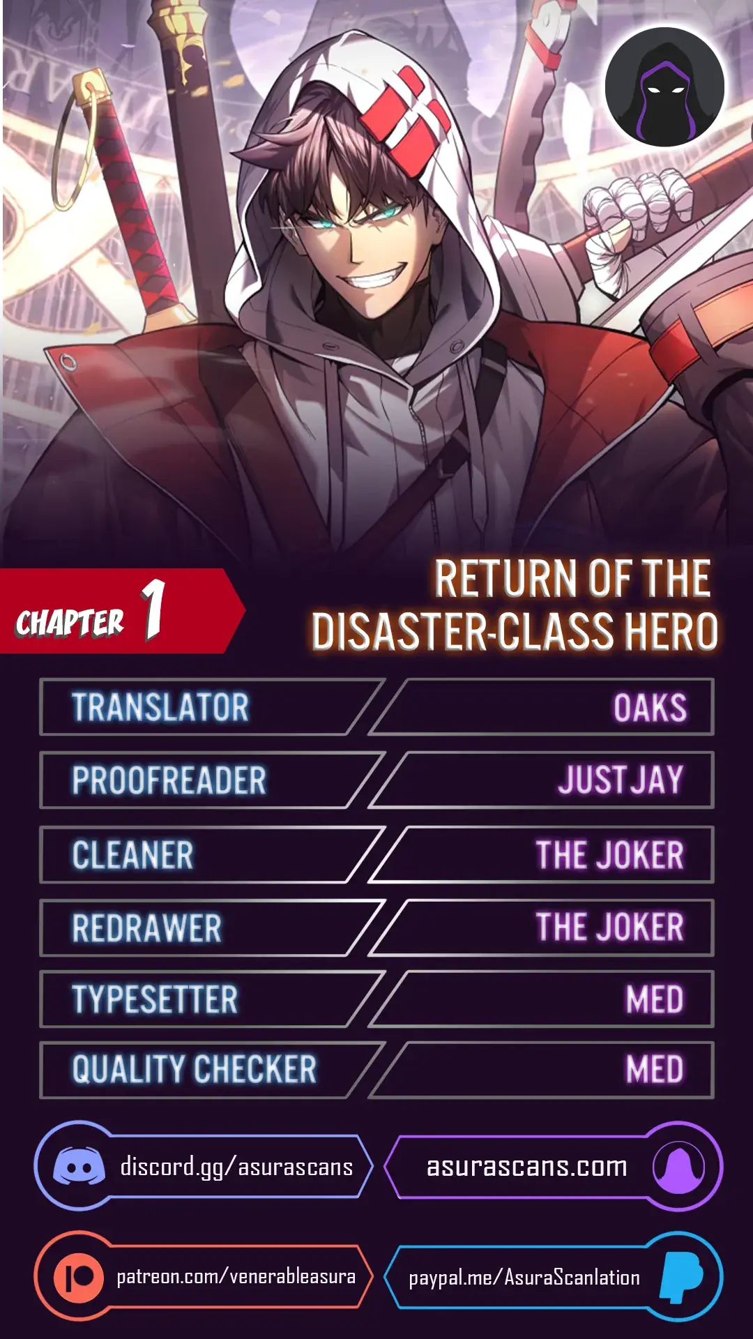 Return of Disaster Class Hero Chapter 1 Page 1