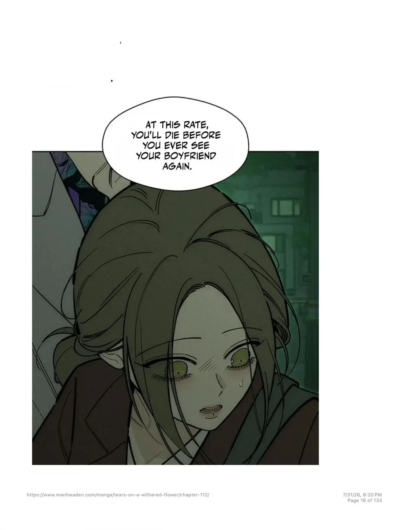 Tears on a Withered Flower Chapter 112 Page 15