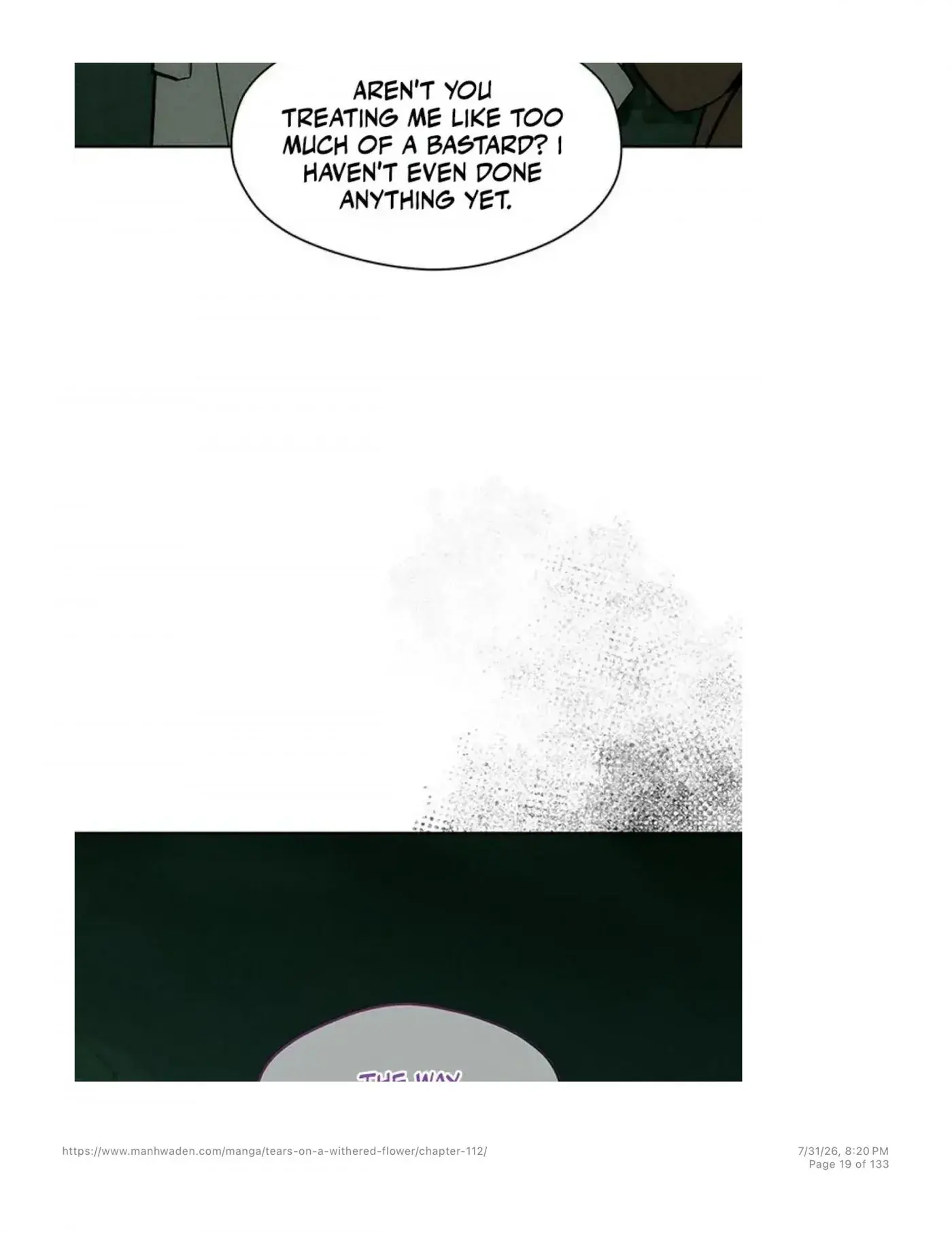 Tears on a Withered Flower Chapter 112 Page 18