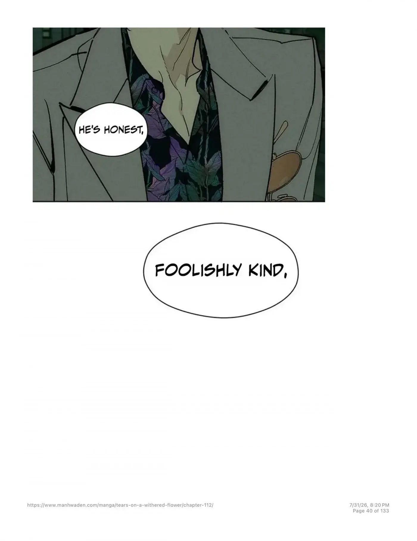 Tears on a Withered Flower Chapter 112 Page 39