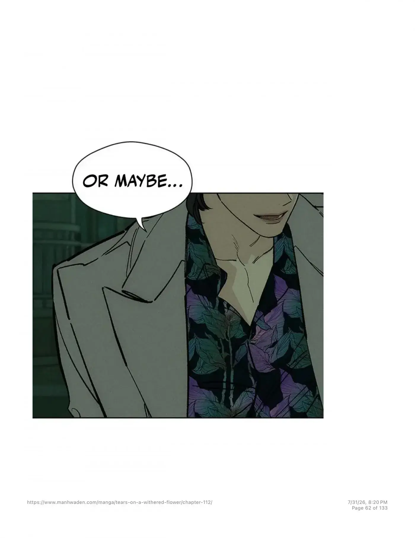 Tears on a Withered Flower Chapter 112 Page 61