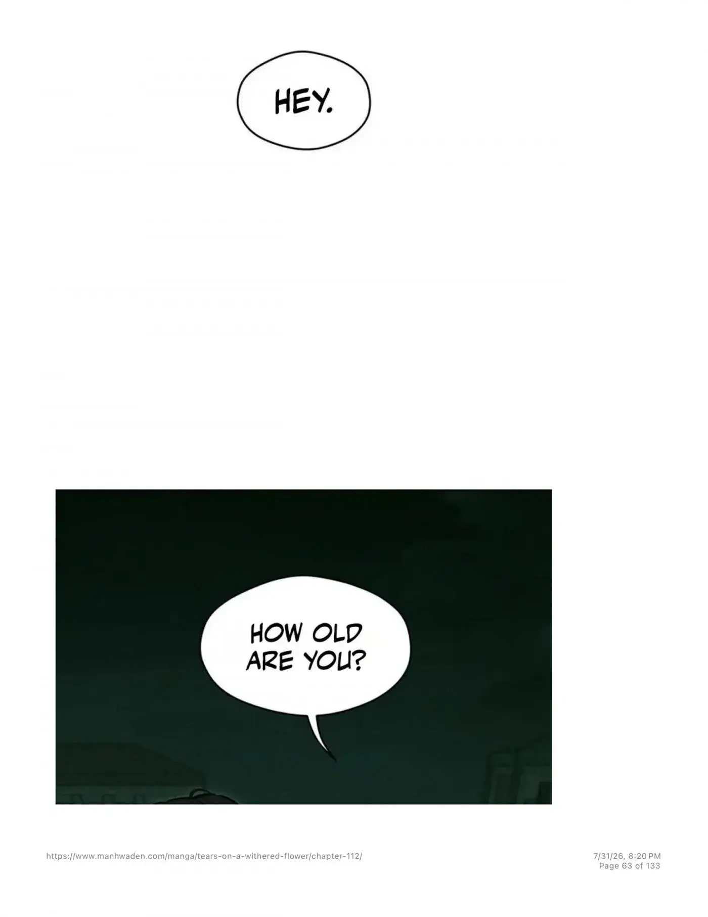 Tears on a Withered Flower Chapter 112 Page 62