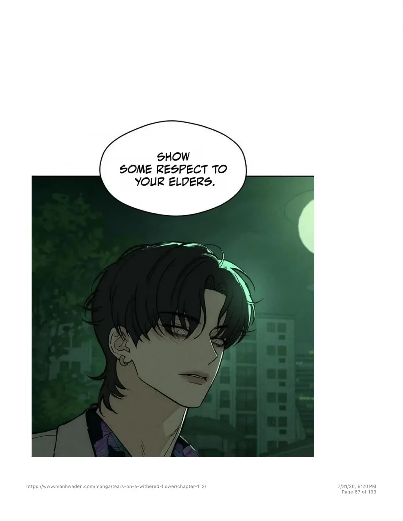 Tears on a Withered Flower Chapter 112 Page 66