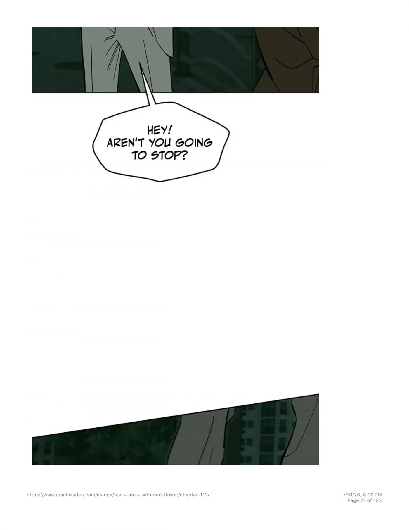 Tears on a Withered Flower Chapter 112 Page 70