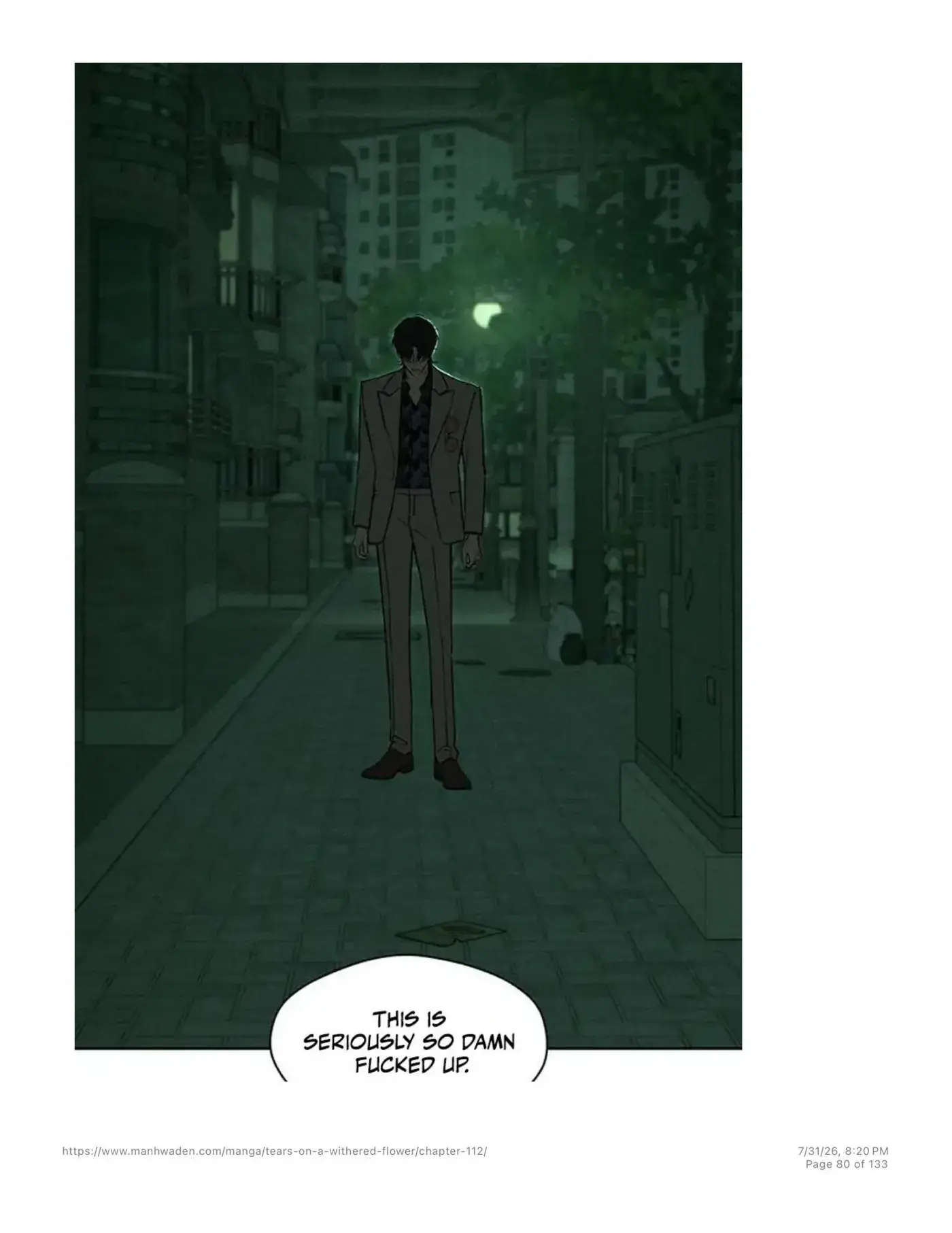 Tears on a Withered Flower Chapter 112 Page 79