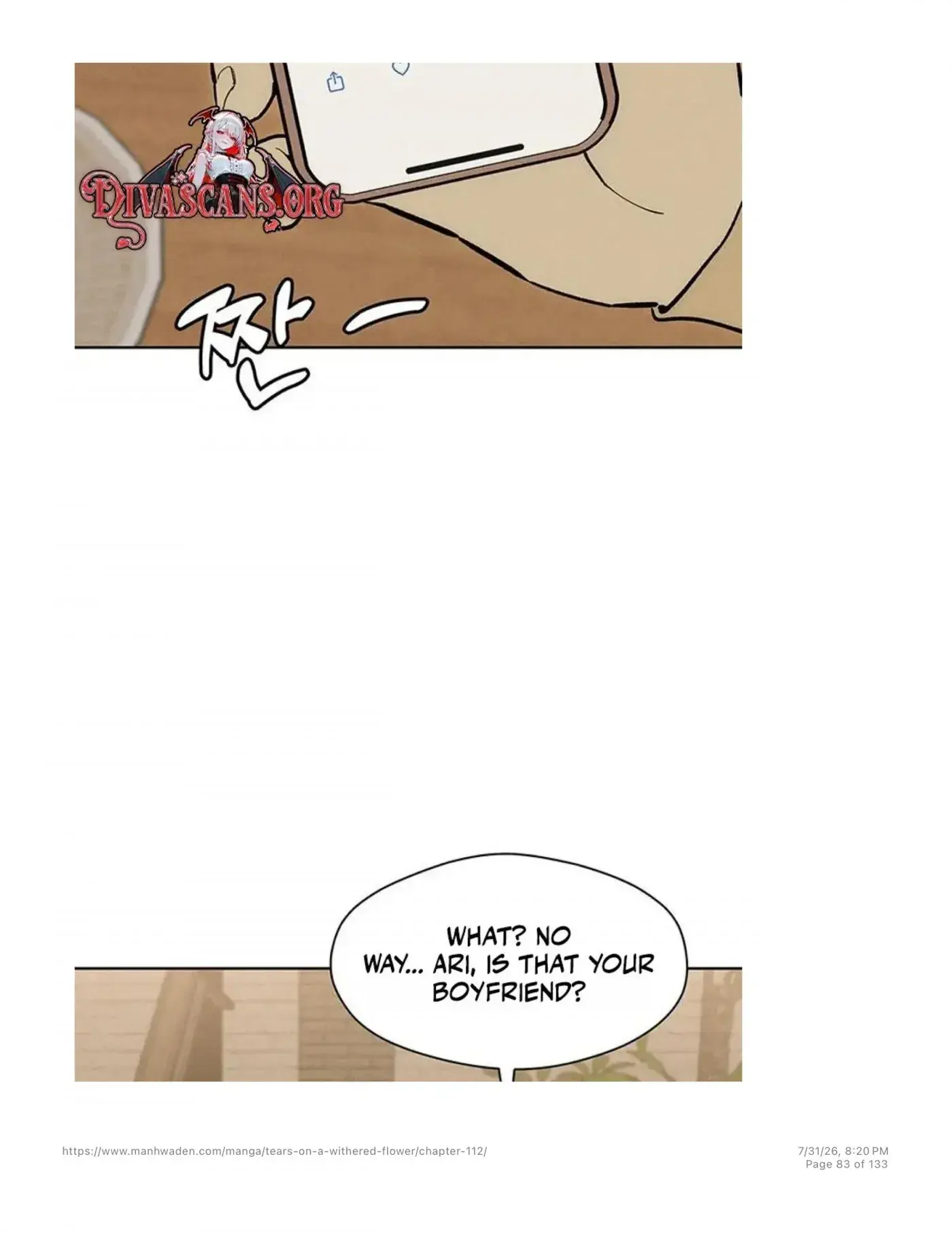 Tears on a Withered Flower Chapter 112 Page 82