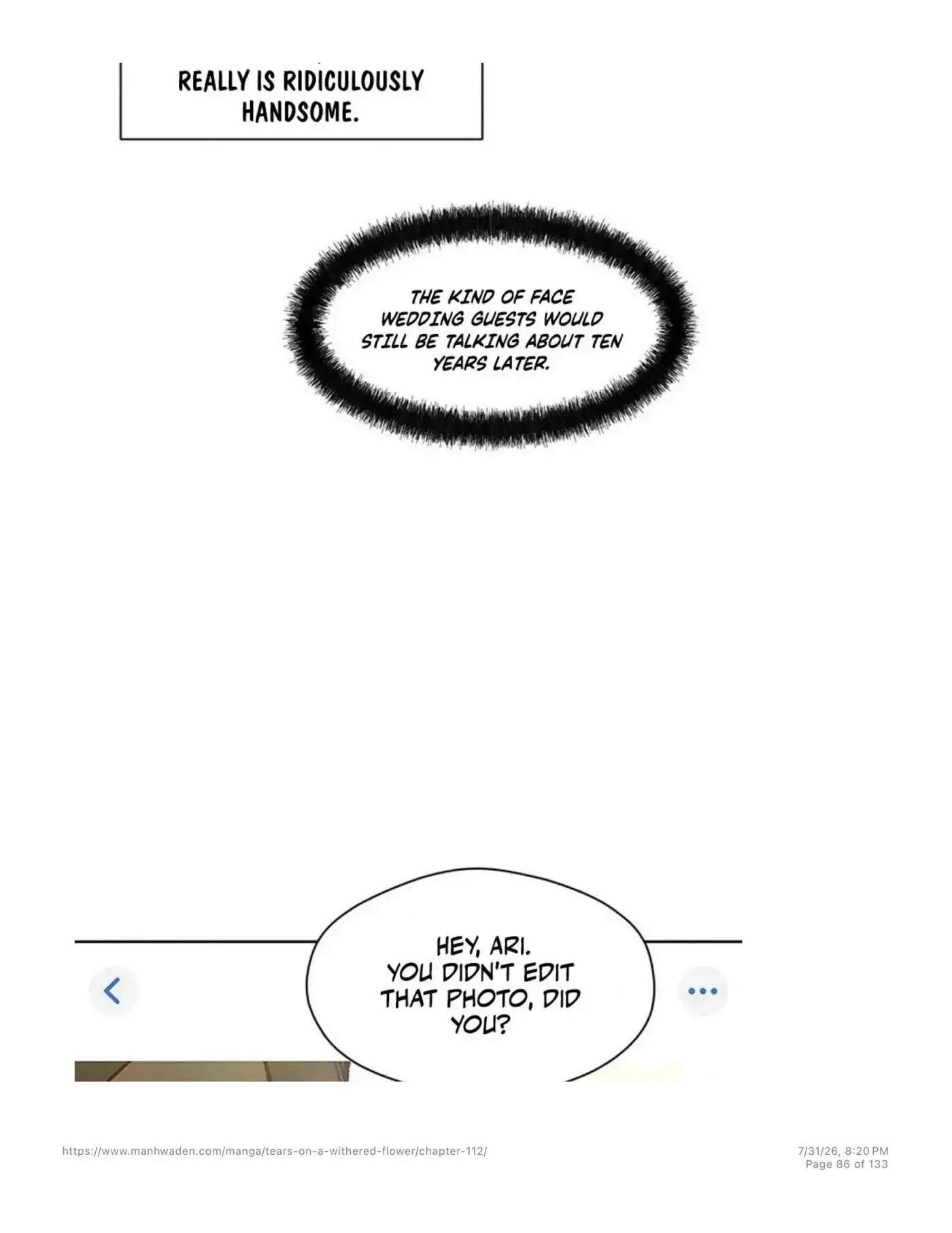 Tears on a Withered Flower Chapter 112 Page 85