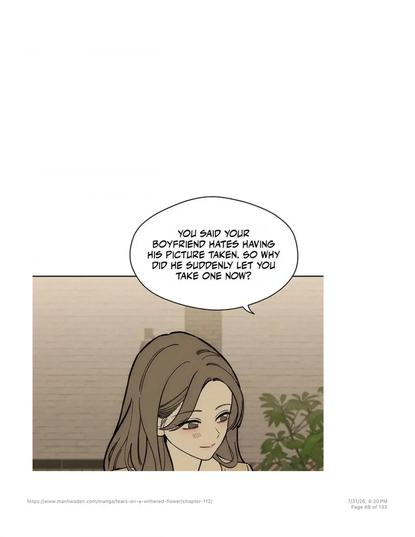 Tears on a Withered Flower Chapter 112 Page 87