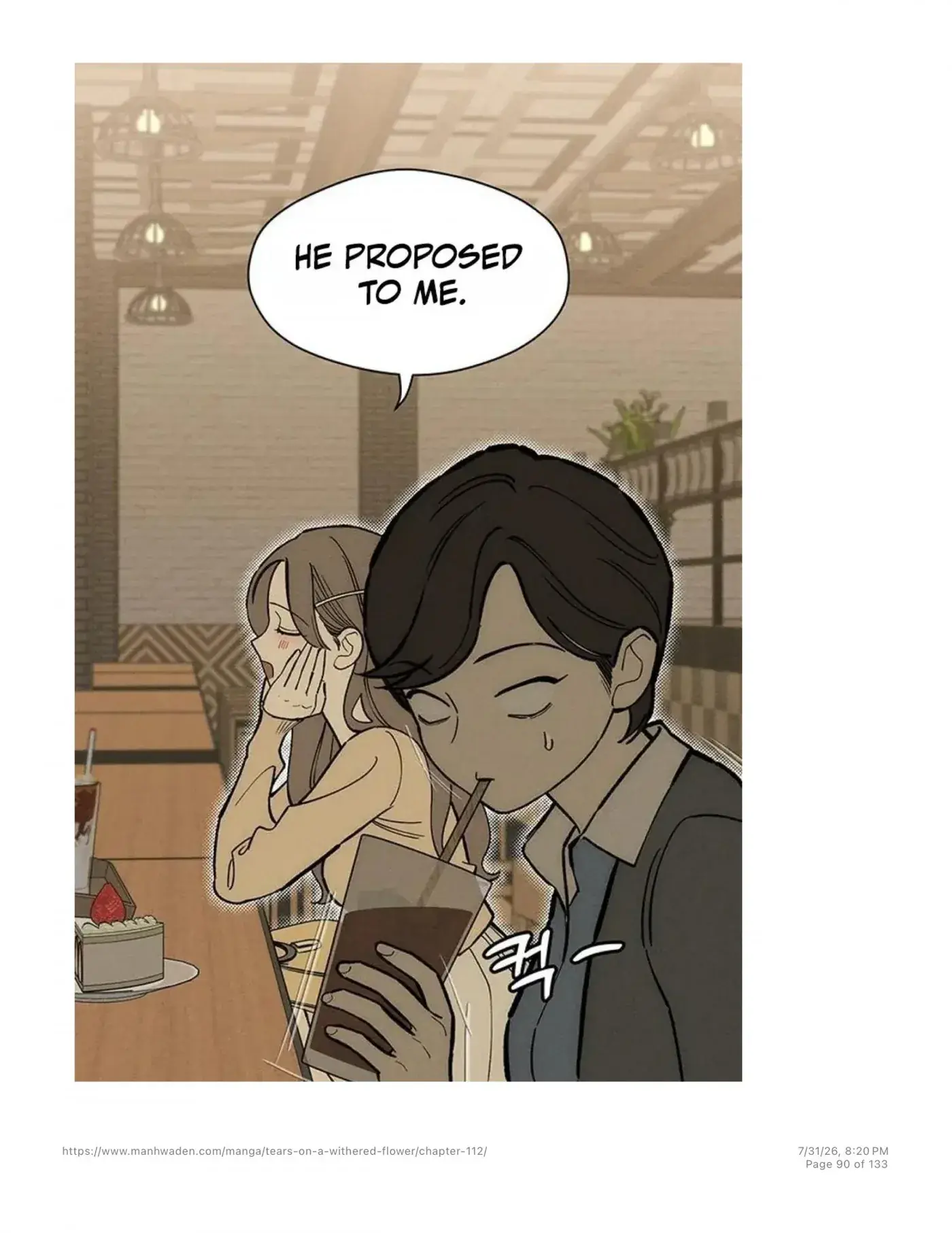 Tears on a Withered Flower Chapter 112 Page 89
