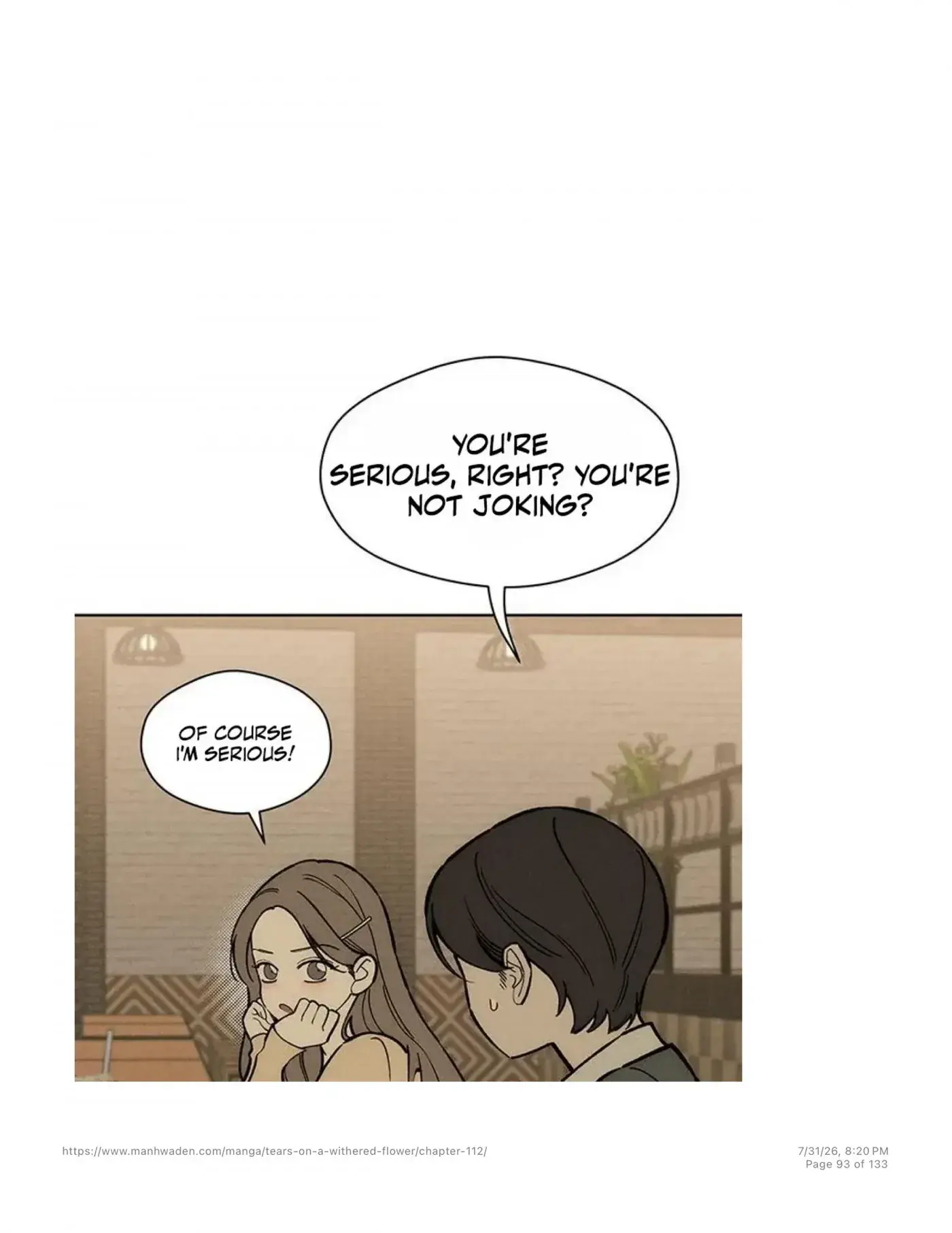 Tears on a Withered Flower Chapter 112 Page 92