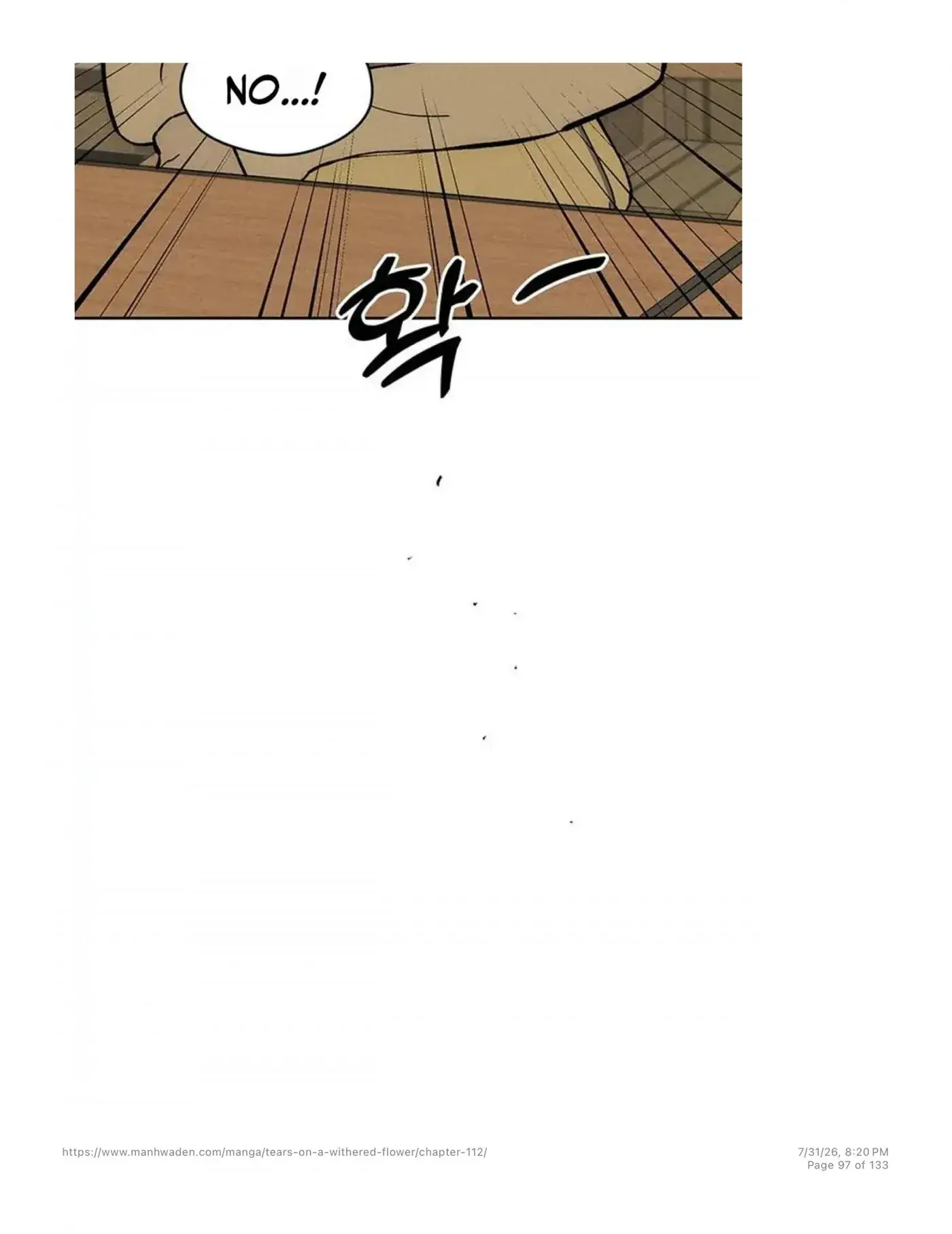 Tears on a Withered Flower Chapter 112 Page 96