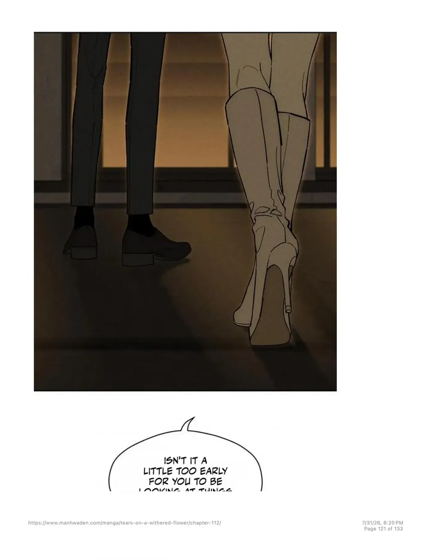Tears on a Withered Flower Chapter 112 Page 120