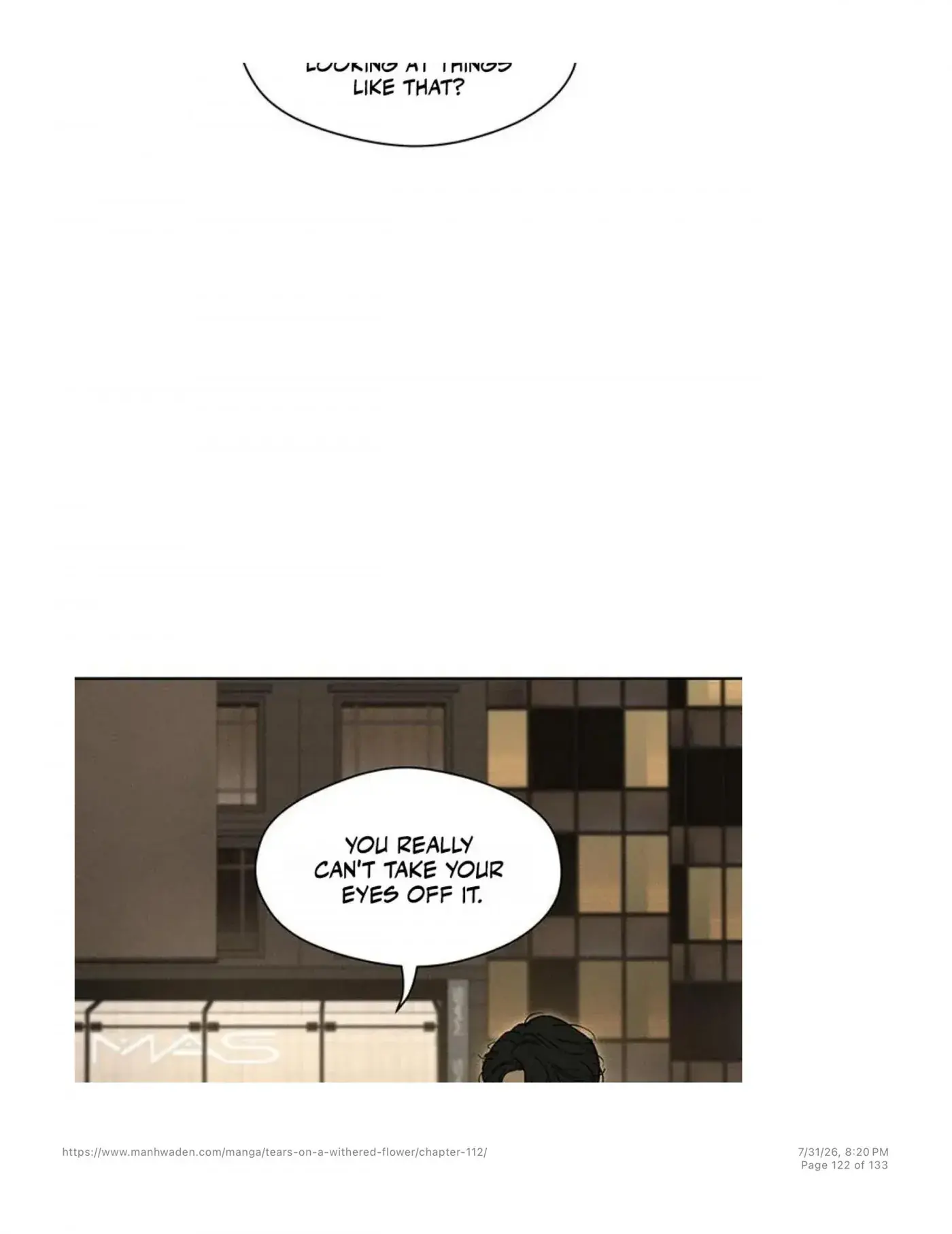 Tears on a Withered Flower Chapter 112 Page 121