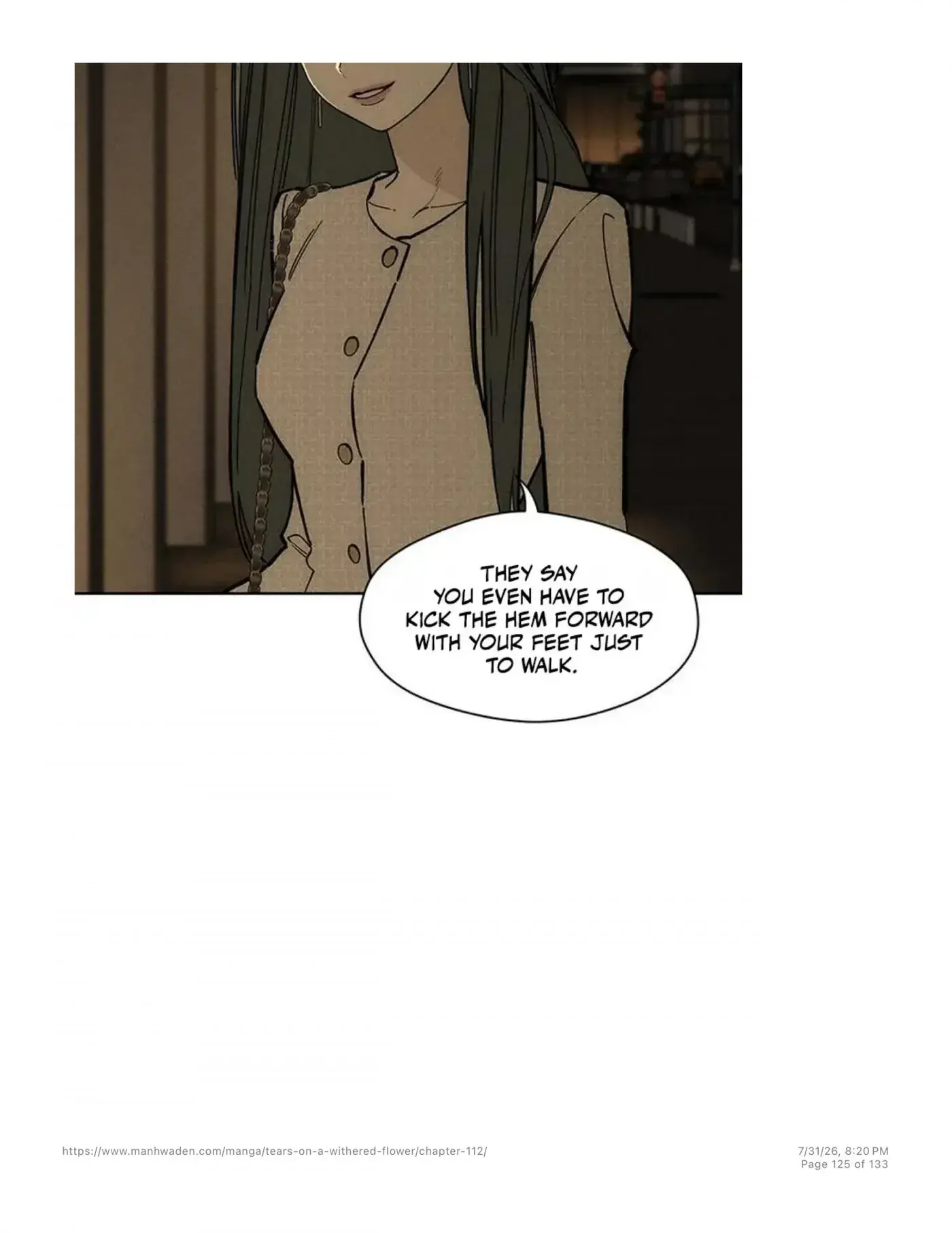Tears on a Withered Flower Chapter 112 Page 124