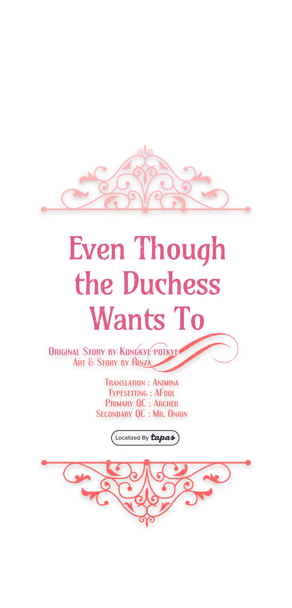 Even Though the Duchess Wants To Chapter 36 Page 2