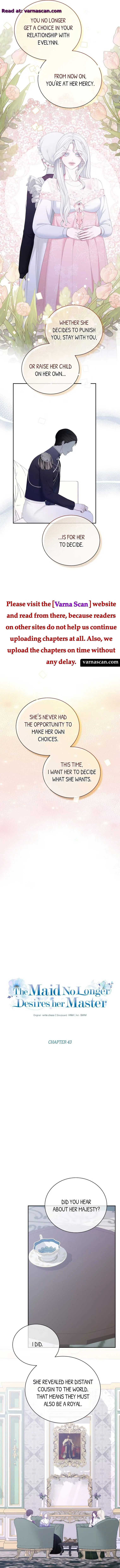 The Maid No Longer Desires Her Master Chapter 43 Page 5